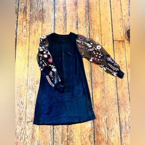 Beautiful floral deco dress